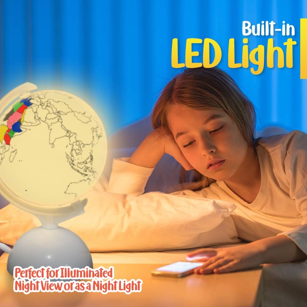 Color Your Own LED Globe