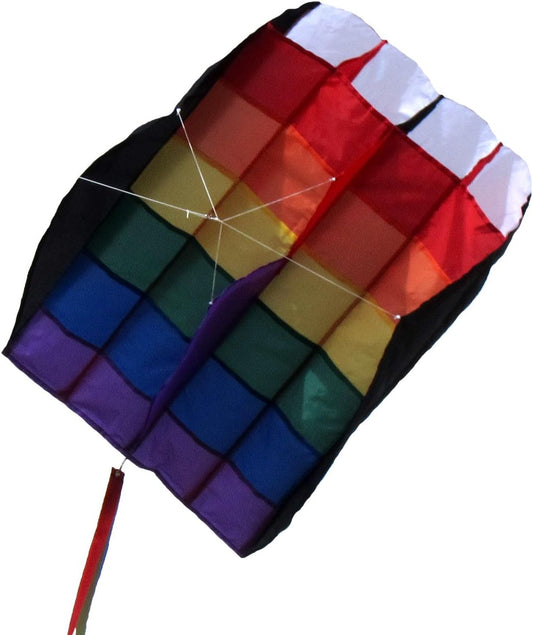 In the Breeze Rainbow Stripes 5.0 Parafoil Kite