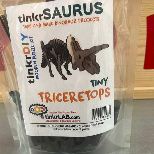tinkrDIY: tinkrSAURUS - Tiny Triceratops