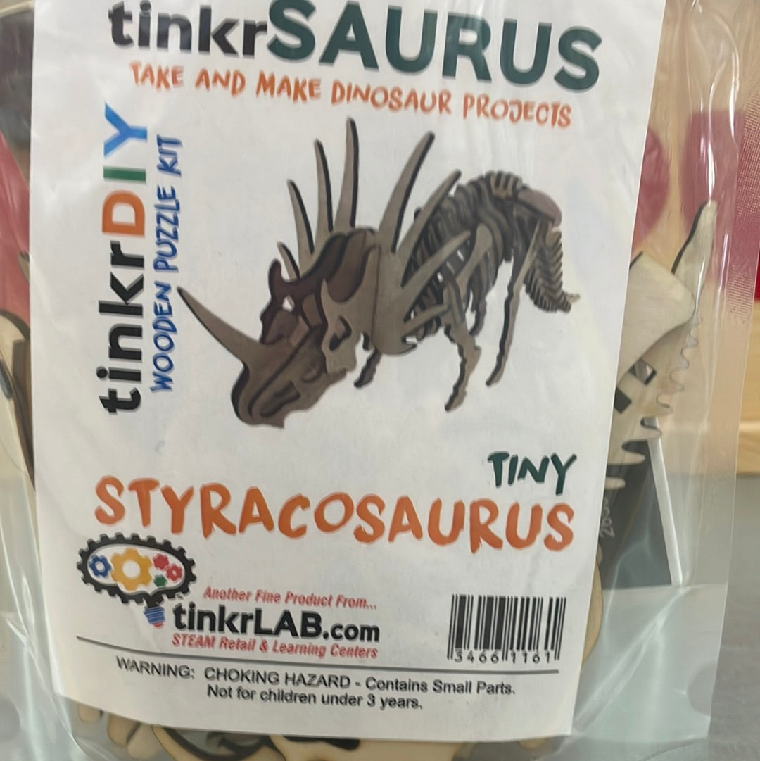 tinkrDIY: tinkrSAURUS - Tiny Styracosaurus