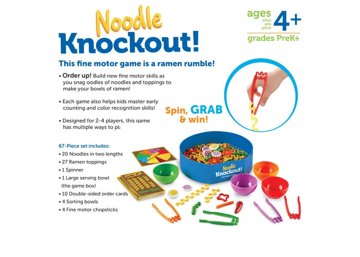 Noodle Knockout™ Fine Motor Game