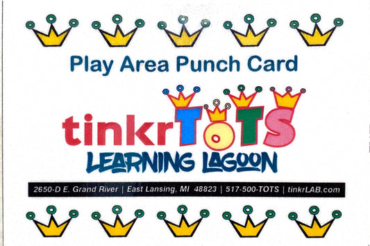 tinkrTOTS Learning Lagoon - Punch Card