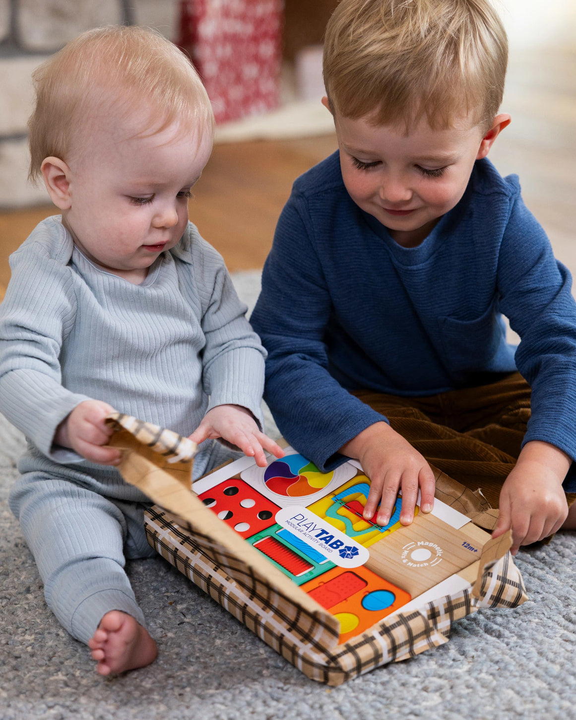 PlayTab - Modular, Sensory Activity Board for Babies and Toddlers