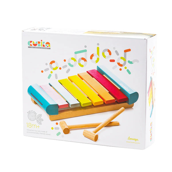 Cubika: Wooden Toy Xylophone ￼