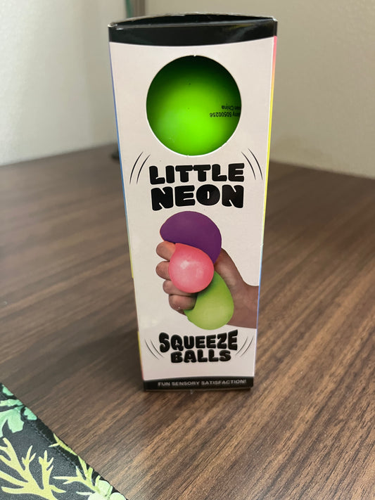 Little Neon Squeeze Balls