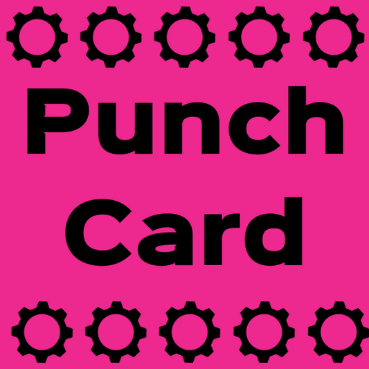 tinkrTOTS Learning Lagoon Punch Card