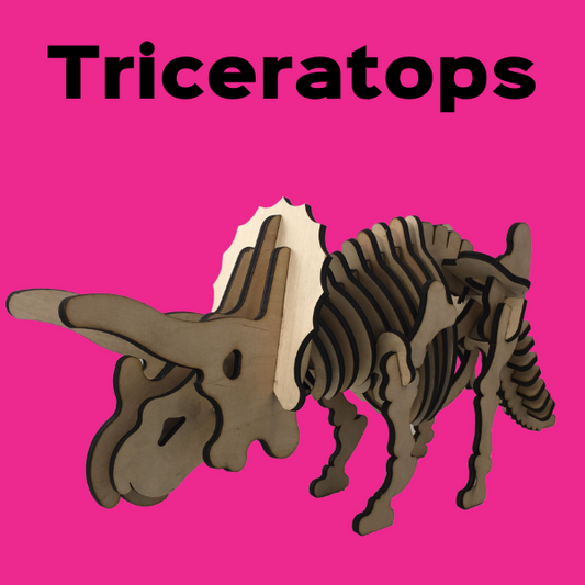 tinkrDIY: tinkrSAURUS - Triceratops