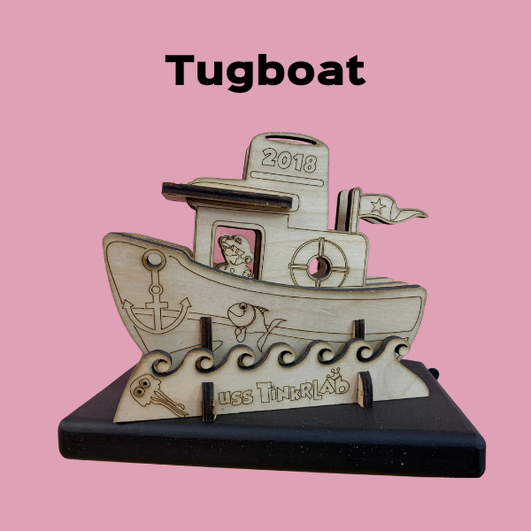 tinkrDIY: Tug Boat Wood Puzzle