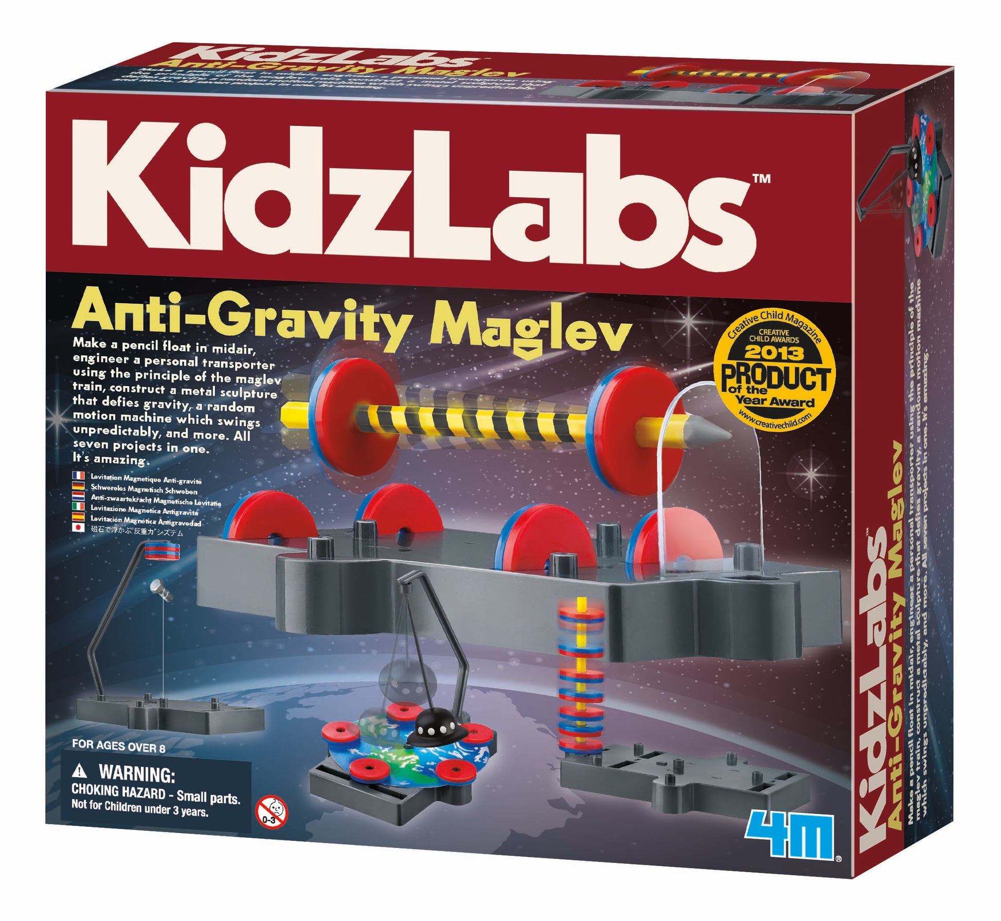 4M Kidzlabs Anti Gravity Magnetic Levitation Science Kit - tinkrLAB
