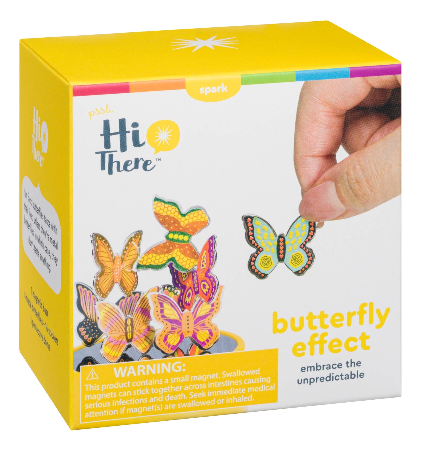HI THERE! BUTTERFLY EFFECT MAGNET PUZZLE ART DESK TOY - tinkrLAB