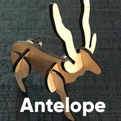 tinkrDIY: Antelope Wooden Puzzle - tinkrLAB