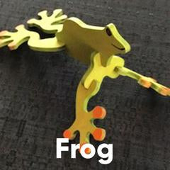 tinkrDIY: Frog Wooden Puzzle - tinkrLAB