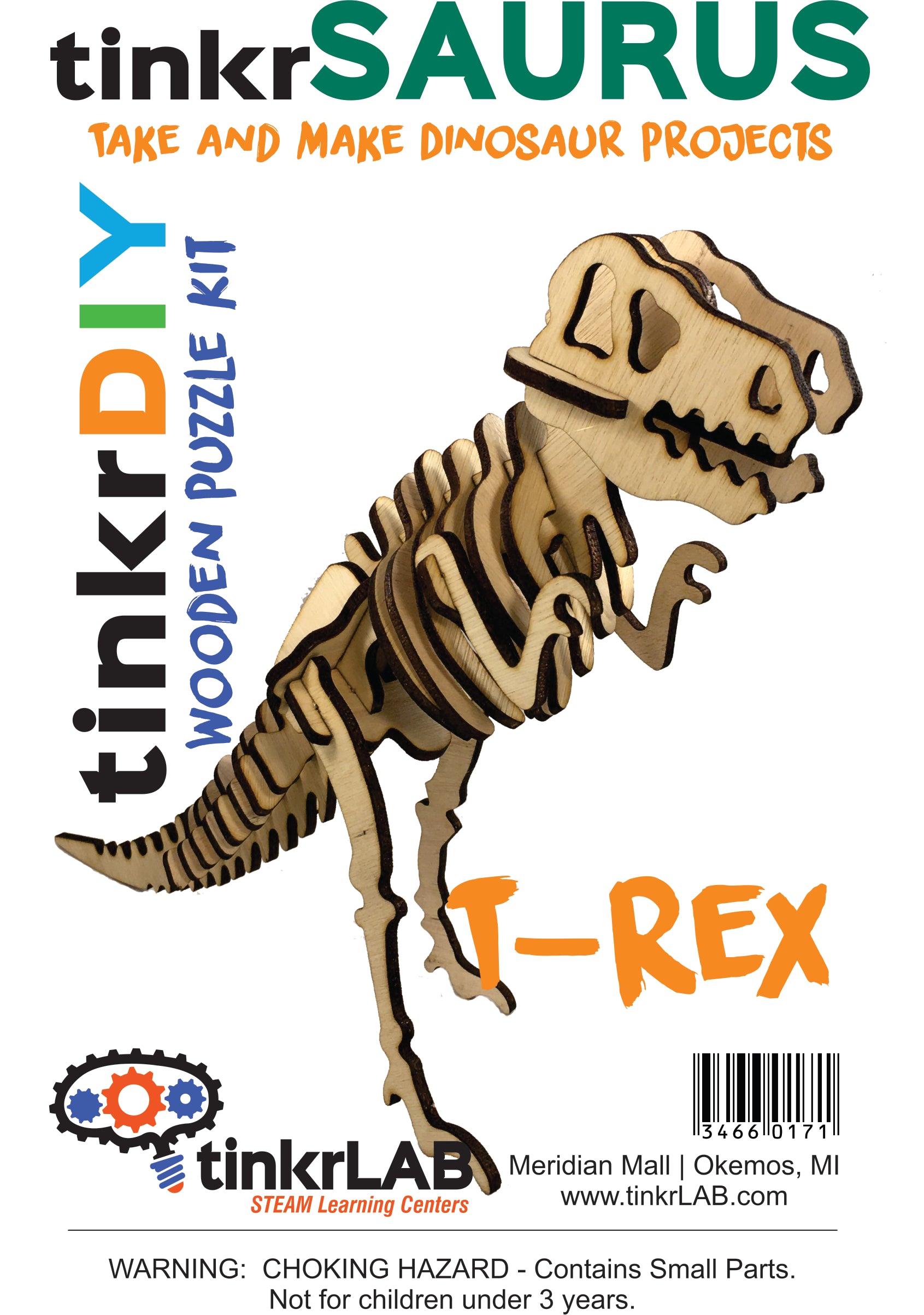 tinkrDIY: tinkrSAURUS - T-Rex - tinkrLAB