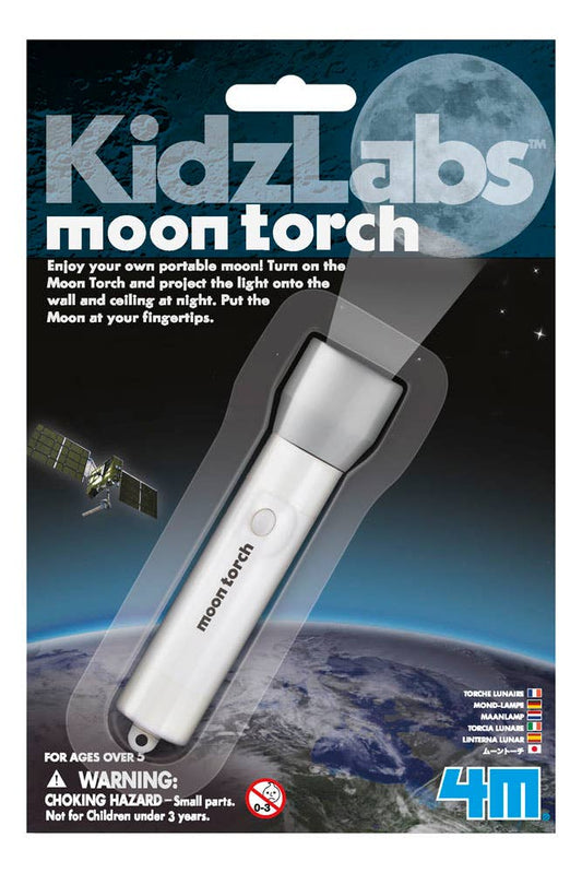 4M KidzLabs Moon Torch Projector Astronomy Science STEM - tinkrLAB