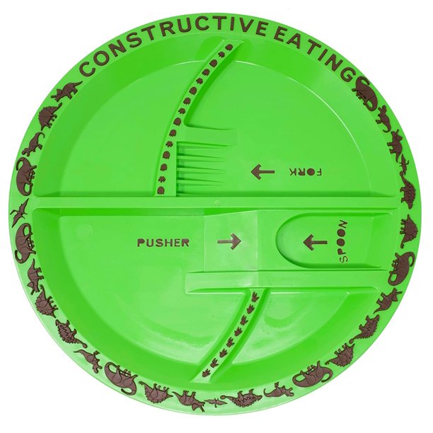 Constructive Eating: Dino Plate