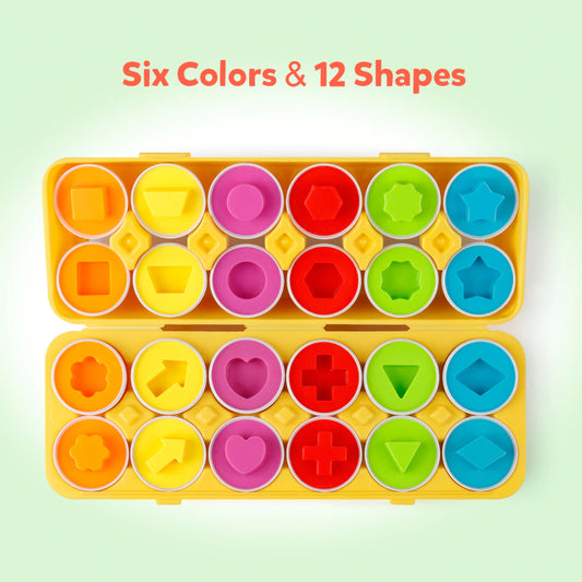 Play Brainy: Matching Shapes and Colors Eggs - tinkrLAB