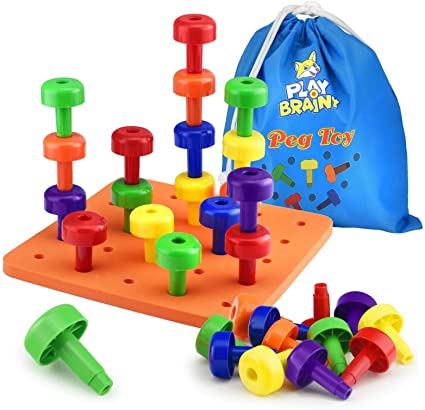 Play Brainy: Peg Toy Set - tinkrLAB