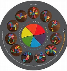 Trigeod Color Wheel Puzzle